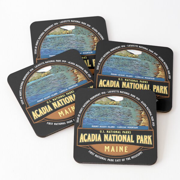 Item preview, Vintage Acadia National Park Maine USA Mount Desert Island designed and sold by Ilyayao.