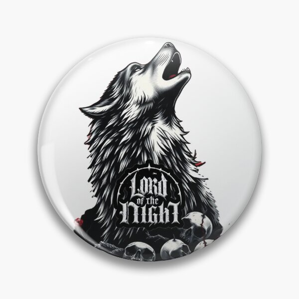 Item preview, Lord of the Night – Gothic Wolf Tee designed and sold by dakuvam.