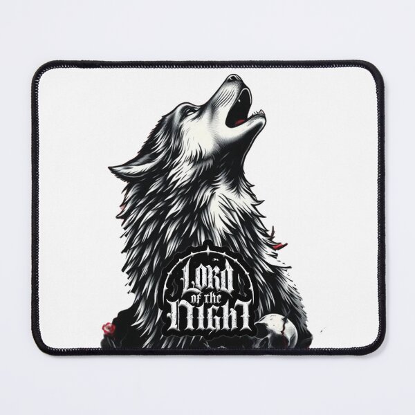 Item preview, Lord of the Night – Gothic Wolf Tee designed and sold by dakuvam.