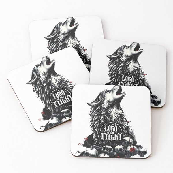 Item preview, Lord of the Night – Gothic Wolf Tee designed and sold by dakuvam.
