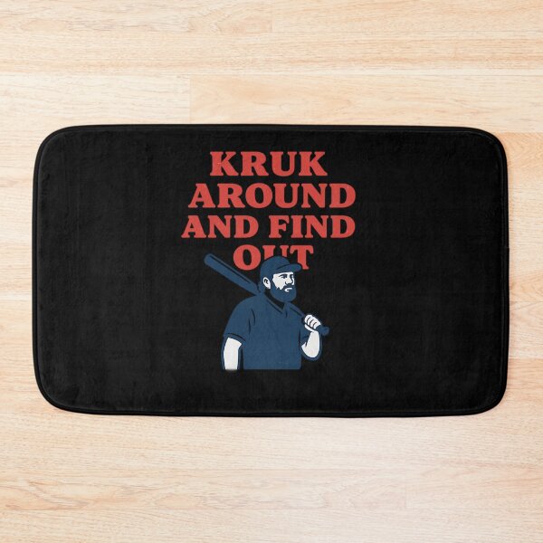 Item preview, Kruk Around And Find Out Funny Baseball Caricature designed and sold by NoelKunz.