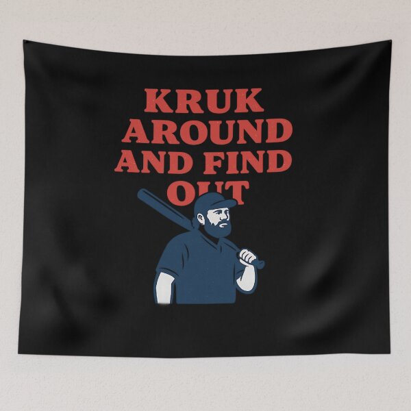 Item preview,  Kruk Around And Find Out  Funny Baseball Caricature designed and sold by NoelKunz.