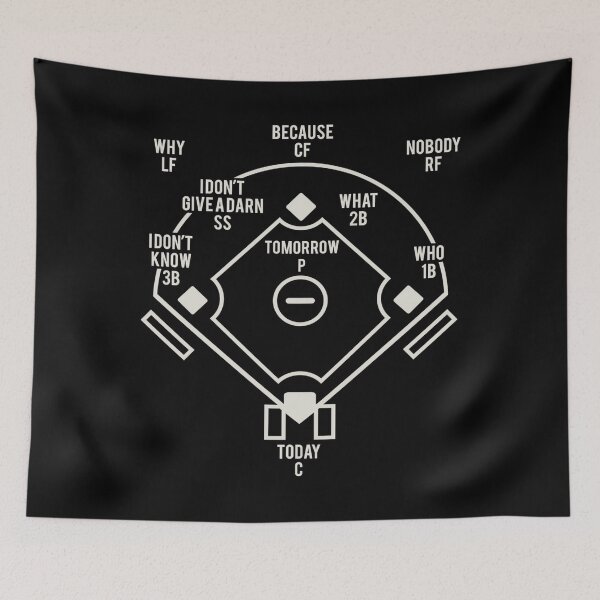 Item preview,  Who'S On First Baseball Abbott And Costello designed and sold by NoelKunz.