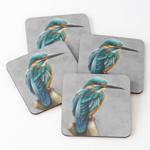 Item preview, Common Kingfisher designed and sold by Laura Cavus Illustrations.