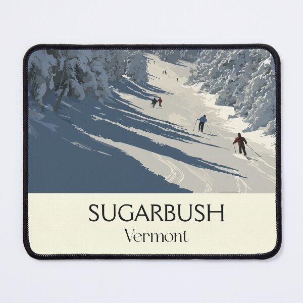 Item preview, Sugarbush Vermont Retro Travel Art | Mad River Valley Skiing designed and sold by TuncGK.