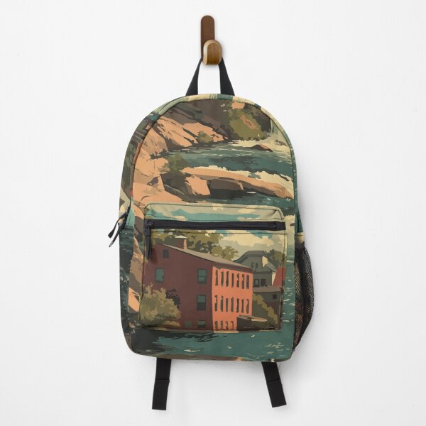 Item preview, Vergennes Vermont Vintage Travel Art | "Smallest City" & Otter Creek designed and sold by TuncGK.