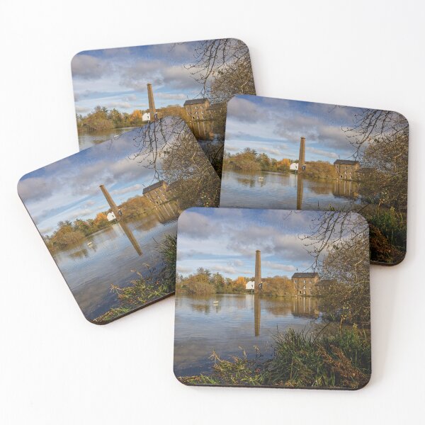 Item preview, Reflections in the pond on a bright sunny autumn day of Tonge Mill near Sittingbourne Kent UK  designed and sold by John Gilham - Landscape Photography.