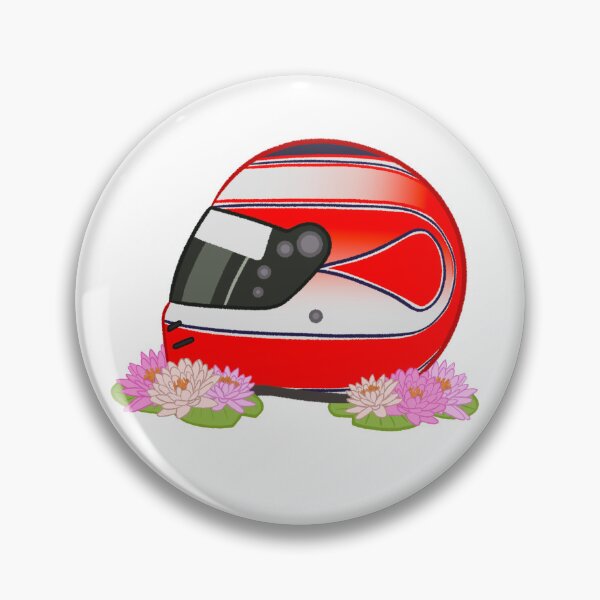 Item preview, Nelson Piquet Jr. 2008 Helmet With Flowers designed and sold by OriDraws.