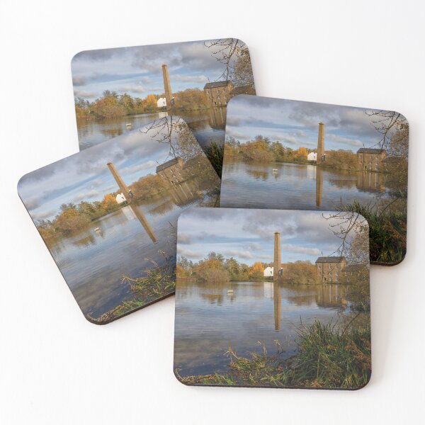 Item preview, Reflections in the pond on a bright sunny autumn day of Tonge Mill near Sittingbourne Kent UK  designed and sold by John Gilham - Landscape Photography.