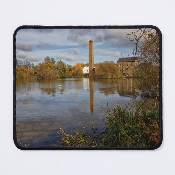 Item preview, Reflections in the pond on a bright sunny autumn day of Tonge Mill near Sittingbourne Kent UK designed and sold by John Gilham - Landscape Photography.