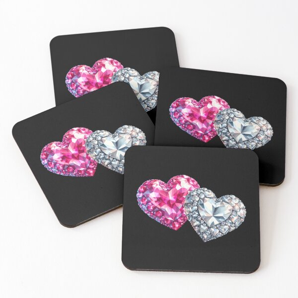 Item preview, Two Diamond Hearts designed and sold by Jeallan Designs.