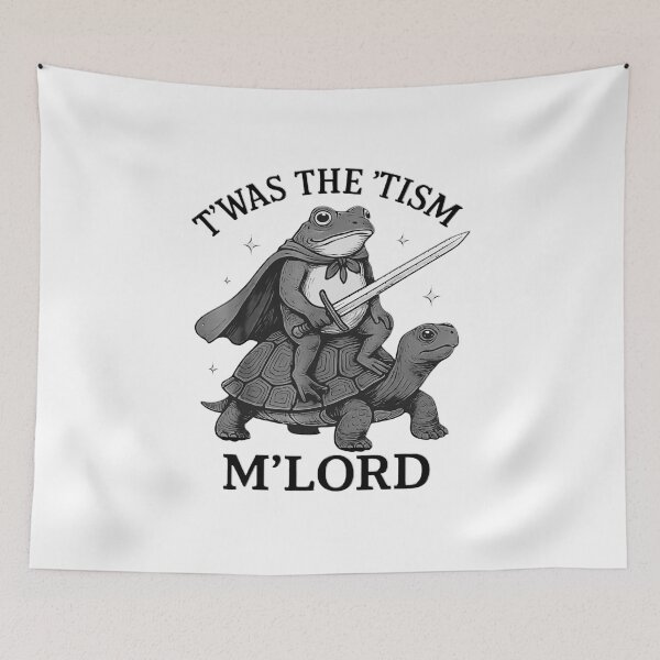 Item preview, TWAS The Tism M Lord Funny Vintage Frog designed and sold by gear-posters.