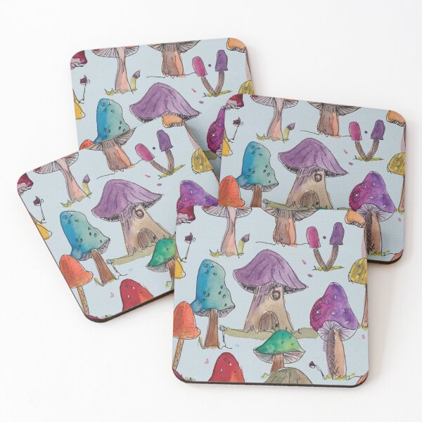 Item preview, Colorful Densed Mushrooms designed and sold by olga-b-draws.