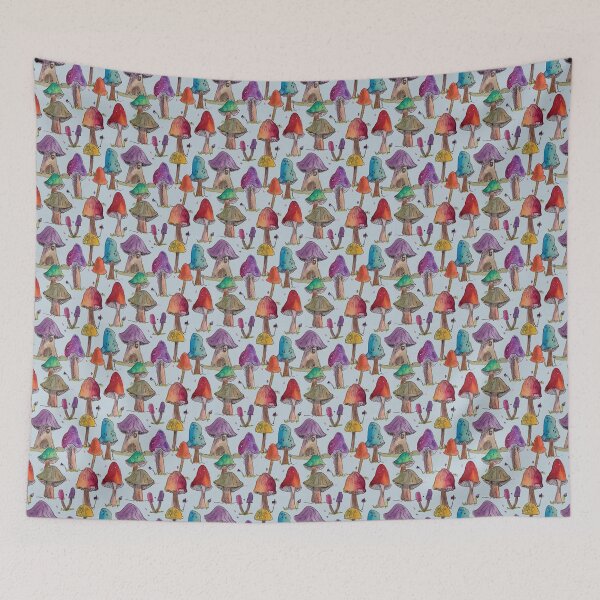 Item preview, Colorful Densed Mushrooms designed and sold by olga-b-draws.