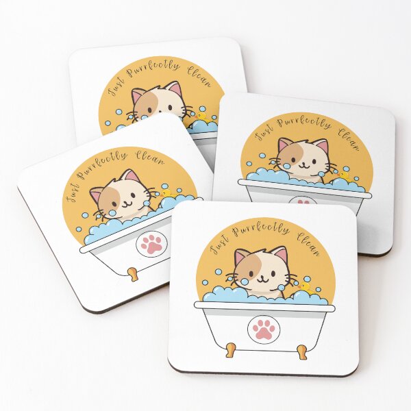 Item preview, Funny cat in Bubble bath designed and sold by Vistosa Designs.