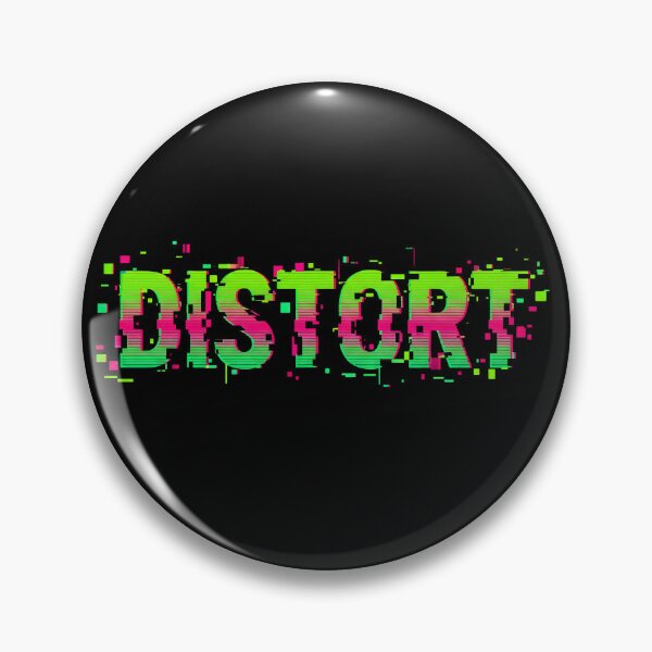 Item preview, Distort Glitch Art Retro Vaporwave Design designed and sold by Imaginationbeyond.