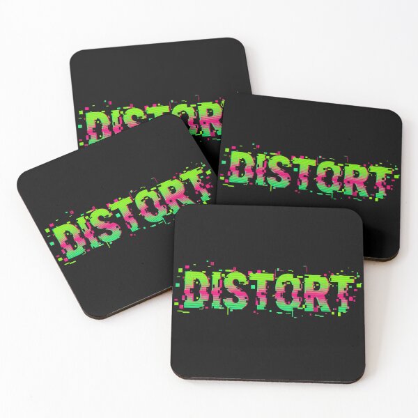 Item preview, Distort Glitch Art Retro Vaporwave Design designed and sold by Imaginationbeyond.
