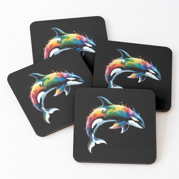 Item preview, Colorful orca designed and sold by BHMARTS.