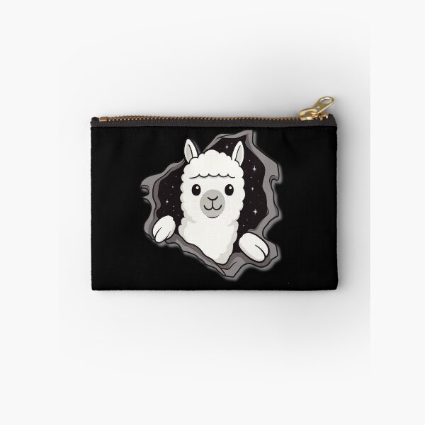 Item preview, Cute Llama in Space – Kawaii Alpaca Sticker Design designed and sold by MomentumbyOla.