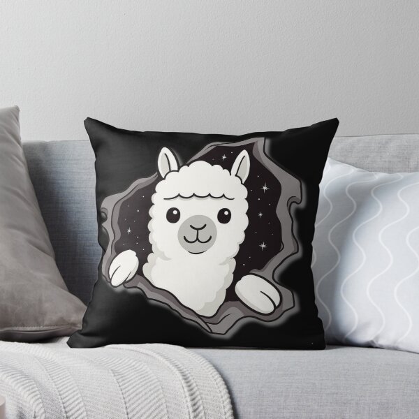 Item preview, Cute Llama in Space – Kawaii Alpaca Sticker Design designed and sold by MomentumbyOla.