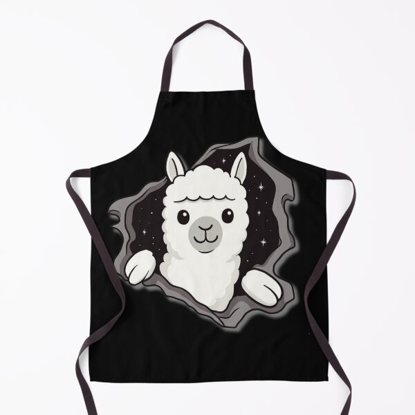 Item preview, Cute Llama in Space – Kawaii Alpaca Sticker Design designed and sold by MomentumbyOla.