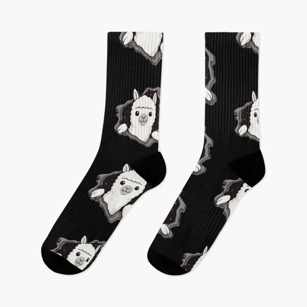 Item preview, Cute Llama in Space – Kawaii Alpaca Sticker Design designed and sold by MomentumbyOla.