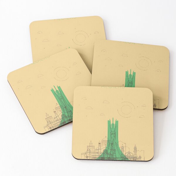Item preview, Abstract-City-Posters-Algiers-Algeria designed and sold by BennovdHceinr.