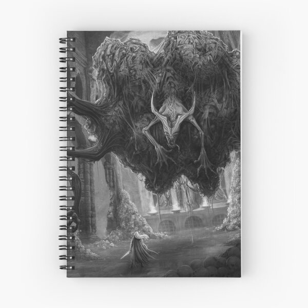 Item preview, Castelvania - Legion vs Alucard - B&W designed and sold by Laura Cavus Illustrations.