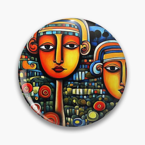 Item preview, Faces in the garden 1 designed and sold by George Hutton Hunter.