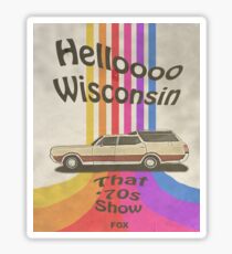 Hello Wisconsin Sticker