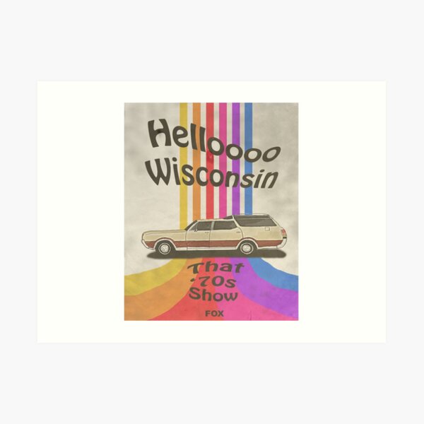 Hello Wisconsin Art Print