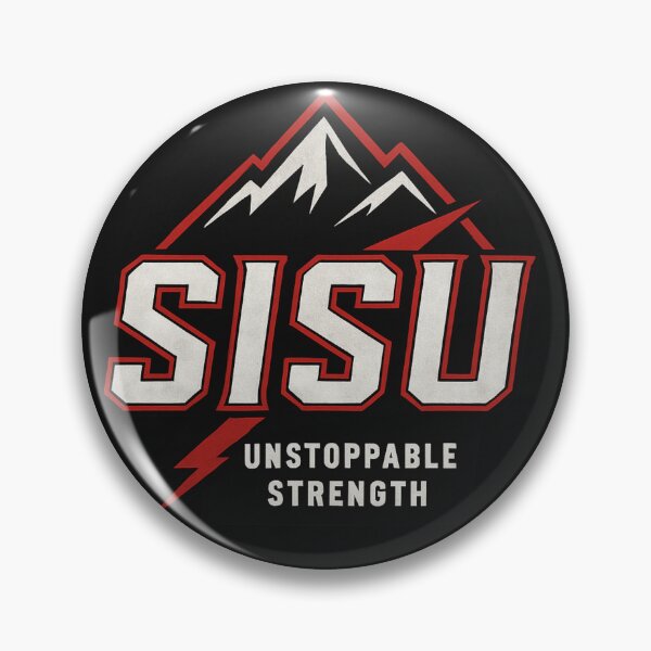 Item preview, "Bold Finnish SISU Logo with Lightning" designed and sold by Silent Watch Threads..