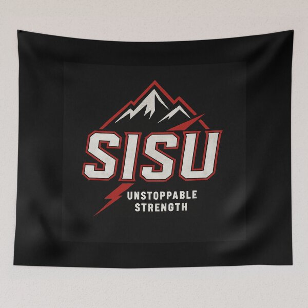 Item preview, "Bold Finnish SISU Logo with Lightning" designed and sold by Silent Watch Threads..