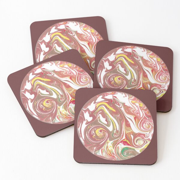 Item preview, Fluid art circle 13 designed and sold by alina-k-design.