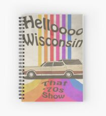 Hello Wisconsin Spiral Notebook