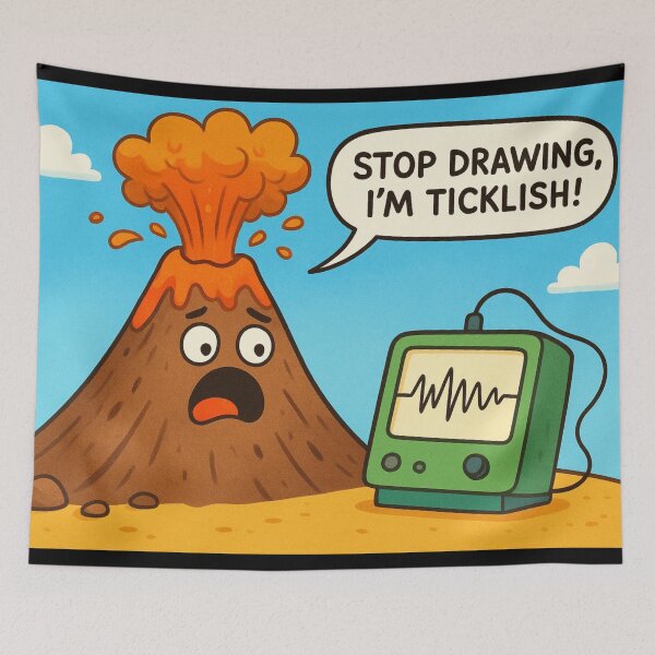 Item preview, Seismology - Stop drawing, I’m ticklish! designed and sold by DamioPolArt.