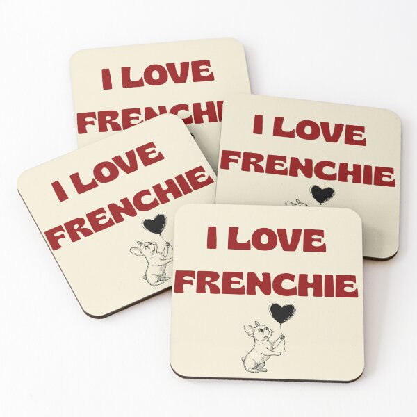 Item preview, I Love Frenchie – Cute French Bulldog Graphic designed and sold by ideashoppl.