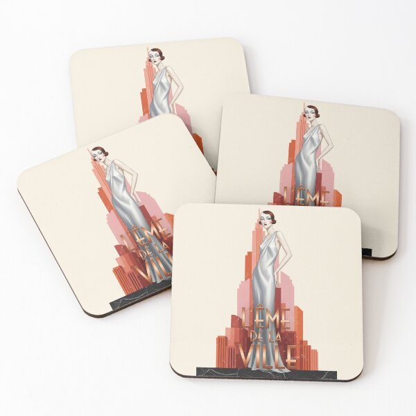 Item preview, After Erté - L'ÂME DE LA VILLE (The Soul of the City) designed and sold by elektronen.