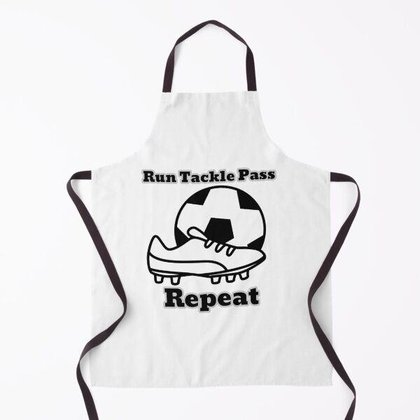 Item preview, Run Tackle Pass Repeat – Funny Girls Soccer T-shirt Ball Boot designed and sold by WhackingTax.