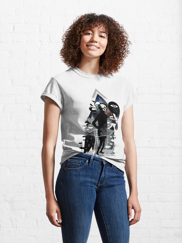 Alternate view of Ghosts Classic T-Shirt