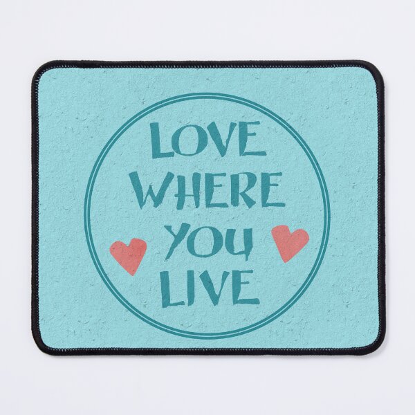 Item preview, Love where you live! - official logo with background designed and sold by Love where you live.