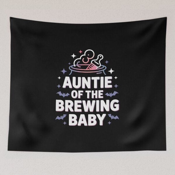 Item preview, Auntie of Brewing Baby - This gift is perfect for any proud aunt-to-be who wants to celebrate a new baby with a fun Halloween twist. designed and sold by ZyziowskyArt.