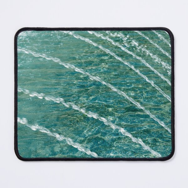 Item preview, Cool Arched Water Streams Over Blue Green Pool designed and sold by Georgia Mizuleva.