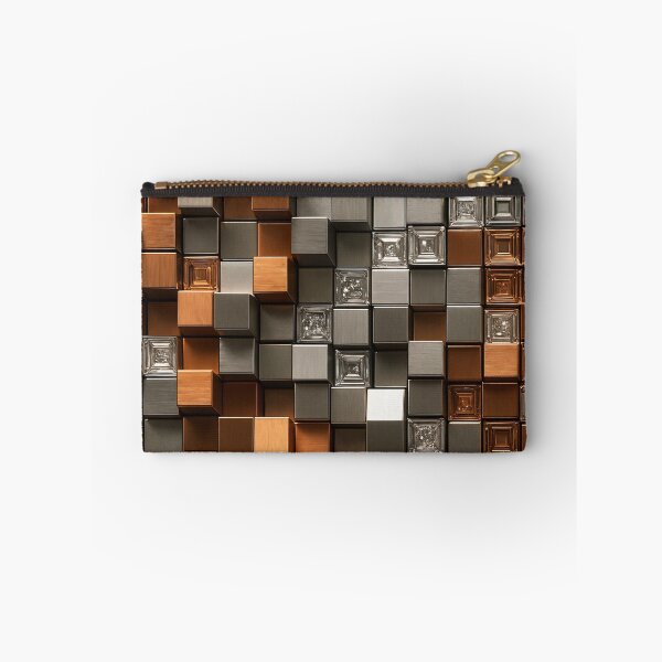 Item preview, Metallic Cube Mosaic designed and sold by Kaleidoscope Print.