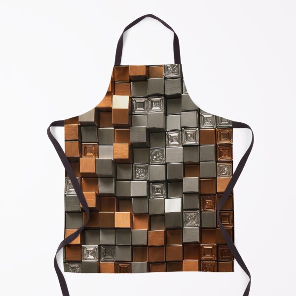 Item preview, Metallic Cube Mosaic designed and sold by Kaleidoscope Print.