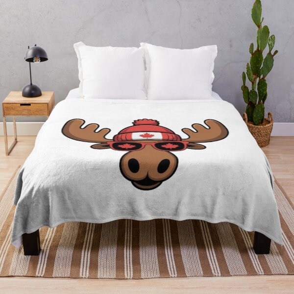 Item preview, Canadian Flag Maple Leaf Moose Sunglasses designed and sold by BHMARTS.