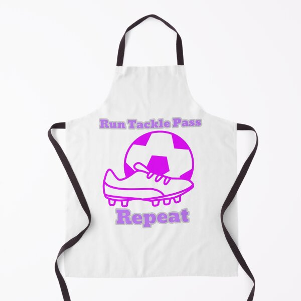 Item preview, Run Tackle Pass Repeat – Funny Girls Soccer T-shirt Ball Boot designed and sold by WhackingTax.