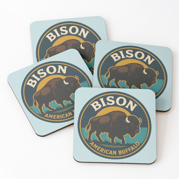 Artikelvorschau, Bison Amerikanischer Büffel – Retro Wildlife Wilderness entworfen und verkauft von hangmeart.
