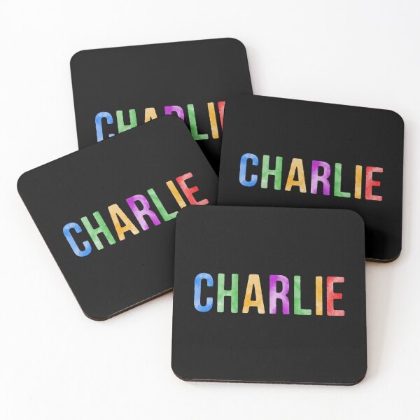 Item preview, Charlie Name Bright Colors designed and sold by Jeallan Designs.