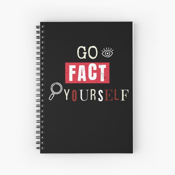 Item preview, Go Fact Yourself Funny Sarcastic Gift for Smartasses and Skeptics designed and sold by MoodInInk.